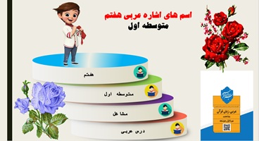 پاورپوینت اسم های اشاره  عربی هفتم